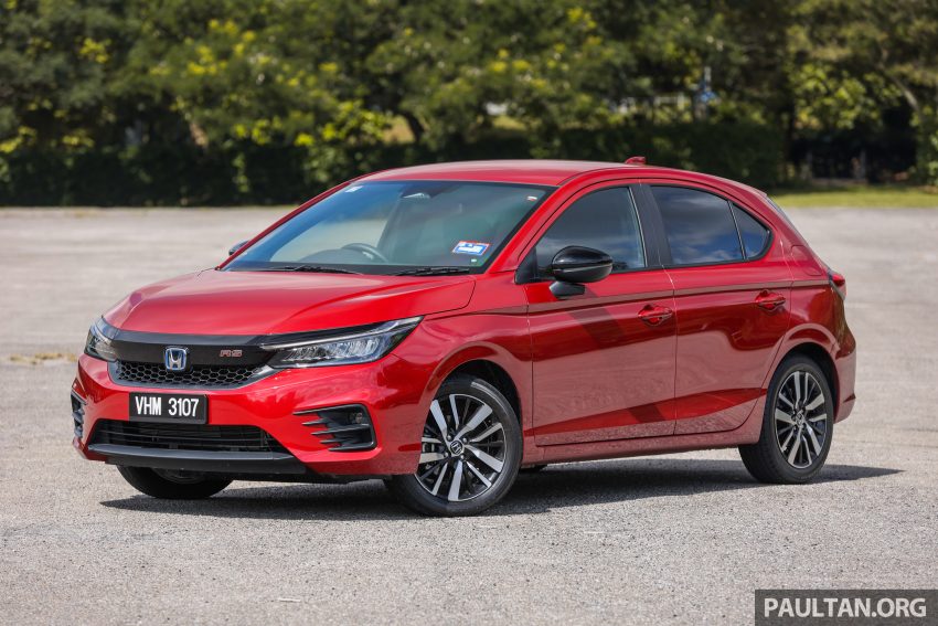 新车对比图集: Honda City 1.5 V vs City Hatchback 1.5 RS e:HEV, 传统四门对比五门掀背, Hybrid对比传统引擎 190067