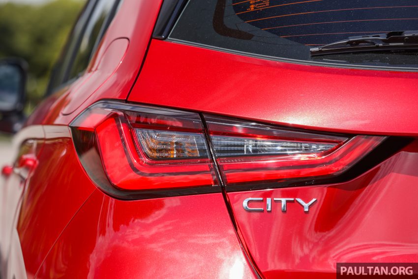 新车对比图集: Honda City 1.5 V vs City Hatchback 1.5 RS e:HEV, 传统四门对比五门掀背, Hybrid对比传统引擎 190095