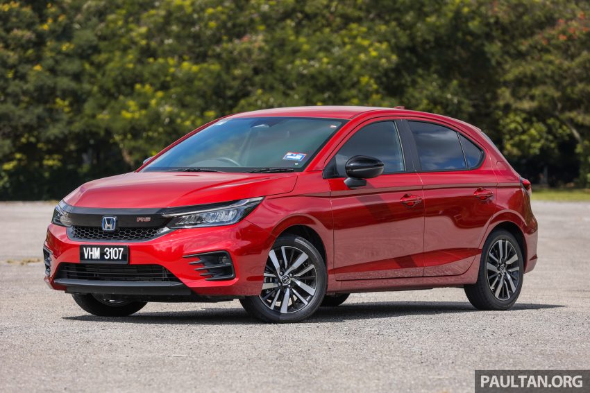 新车对比图集: Honda City 1.5 V vs City Hatchback 1.5 RS e:HEV, 传统四门对比五门掀背, Hybrid对比传统引擎 190068