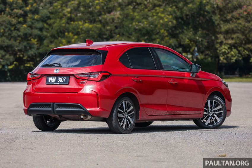 新车对比图集: Honda City 1.5 V vs City Hatchback 1.5 RS e:HEV, 传统四门对比五门掀背, Hybrid对比传统引擎 190070