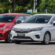 新车对比图集: Honda City 1.5 V vs City Hatchback 1.5 RS e:HEV, 传统四门对比五门掀背, Hybrid对比传统引擎