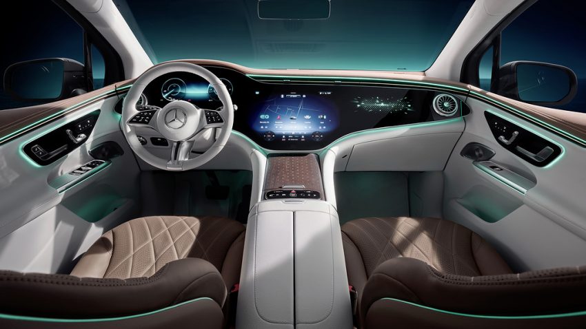 原厂发内装图预告, Mercedes-Benz EQE SUV 十月中发表 191681