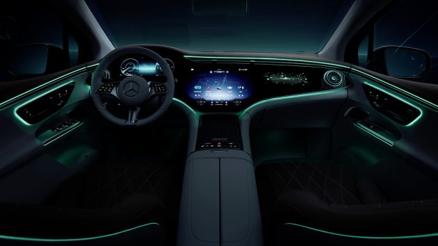 原厂发内装图预告, Mercedes-Benz EQE SUV 十月中发表