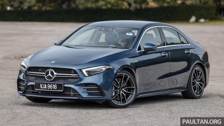 新车实拍: 2022 Mercedes-AMG A 35 4Matic Sedan V177 191092