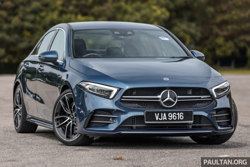 新车实拍: 2022 Mercedes-AMG A 35 4Matic Sedan V177 191095