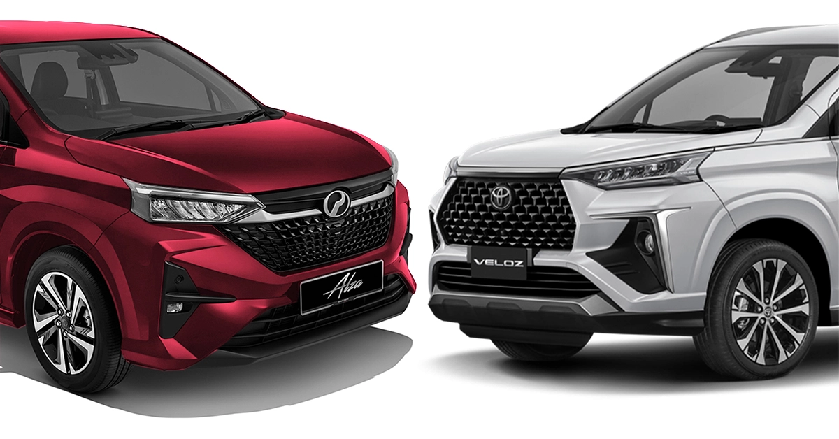 全新 2022 Perodua Alza 与 Toyota Veloz 两款入门七人座 MPV 比一比！RM20k 差价的“孪生车”到底有什么不一样？