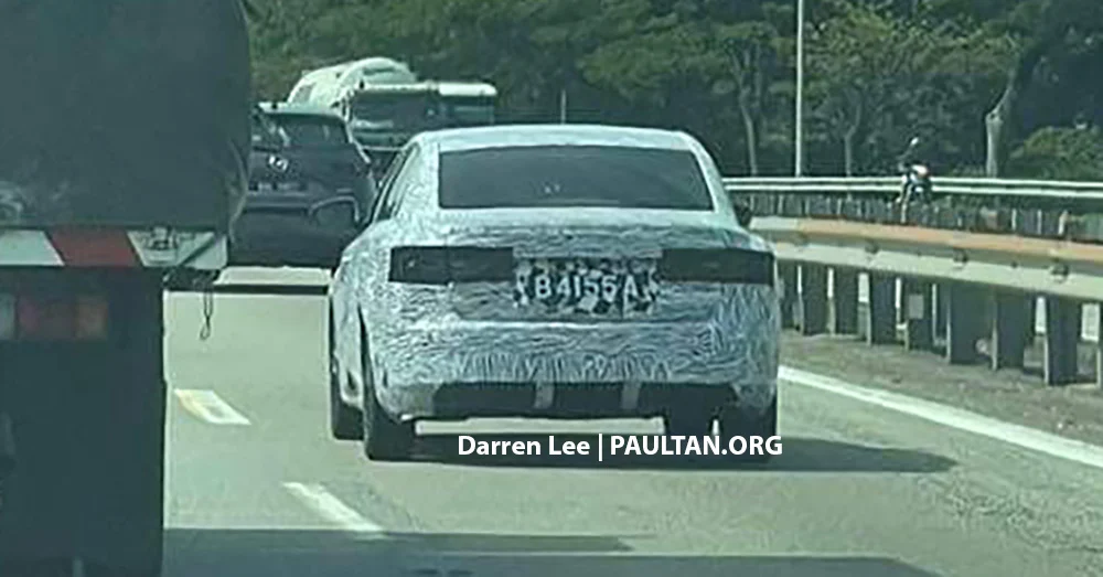 宝腾全新 Sedan 要来了？Proton S50 上路测试再被捕获