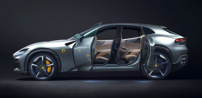 品牌首款SUV Ferrari Purosangue 全球首发, 3.3秒破百 194015