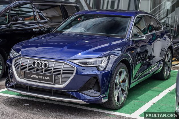 Audi e-tron Sportback 纯电动SUV登陆大马, 由第三方进口商引入销售, 综合马力最高408匹, 5.7秒破百, 售价50万