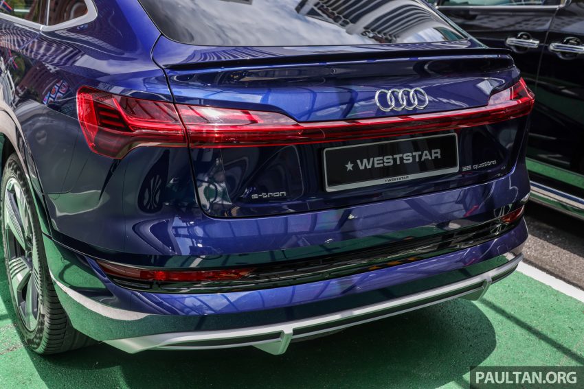 Audi e-tron Sportback 纯电动SUV登陆大马, 由第三方进口商引入销售, 综合马力最高408匹, 5.7秒破百, 售价50万 193716