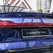 Audi e-tron Sportback 纯电动SUV登陆大马, 由第三方进口商引入销售, 综合马力最高408匹, 5.7秒破百, 售价50万