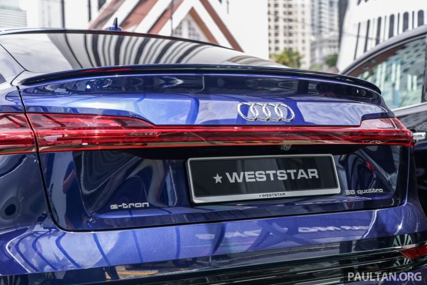 Audi e-tron Sportback 纯电动SUV登陆大马, 由第三方进口商引入销售, 综合马力最高408匹, 5.7秒破百, 售价50万 193719