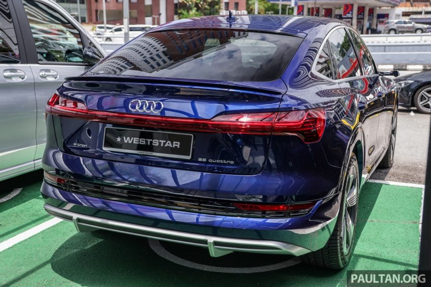 Audi e-tron Sportback 纯电动SUV登陆大马, 由第三方进口商引入销售, 综合马力最高408匹, 5.7秒破百, 售价50万 193696