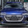 Audi e-tron Sportback 纯电动SUV登陆大马, 由第三方进口商引入销售, 综合马力最高408匹, 5.7秒破百, 售价50万