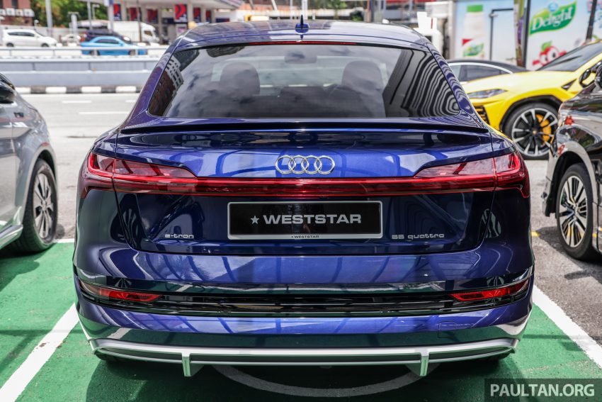 Audi e-tron Sportback 纯电动SUV登陆大马, 由第三方进口商引入销售, 综合马力最高408匹, 5.7秒破百, 售价50万 193699
