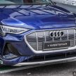 Audi e-tron Sportback 纯电动SUV登陆大马, 由第三方进口商引入销售, 综合马力最高408匹, 5.7秒破百, 售价50万