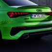 Audi RS3 Sedan 本地开放新车预订, 2.5L五缸涡轮增压引擎, 400匹马力500Nm扭力, 3.8秒破百, 预估价介于65到75万