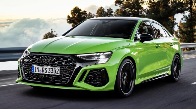 Audi RS3 Sedan 本地开放新车预订, 2.5L五缸涡轮增压引擎, 400匹马力500Nm扭力, 3.8秒破百, 预估价介于65到75万