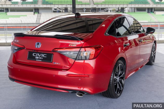Honda Civic 2.0 RS e:HEV 油电版开放预订, 价格未公布