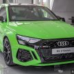Audi RS3 Sedan 新车实拍！搭载2.5L涡轮增压引擎，400 PS马力，500Nm扭矩，3.8秒破百！售价RM650k-RM750k