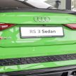 Audi RS3 Sedan 新车实拍！搭载2.5L涡轮增压引擎，400 PS马力，500Nm扭矩，3.8秒破百！售价RM650k-RM750k