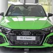 Audi RS3 Sedan 新车实拍！搭载2.5L涡轮增压引擎，400 PS马力，500Nm扭矩，3.8秒破百！售价RM650k-RM750k