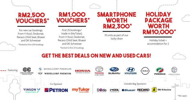 <em>paultan.org</em> ACE 2022 于11月5日与6日正式开幕, 以最优惠的方式入手下一辆车, 总值RM2,500的各式礼券将被送出!