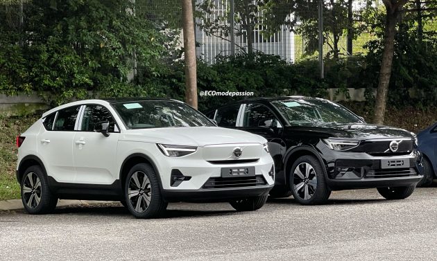 Volvo C40 EV现身本地停车场被拍, 近期以CKD形式上市?