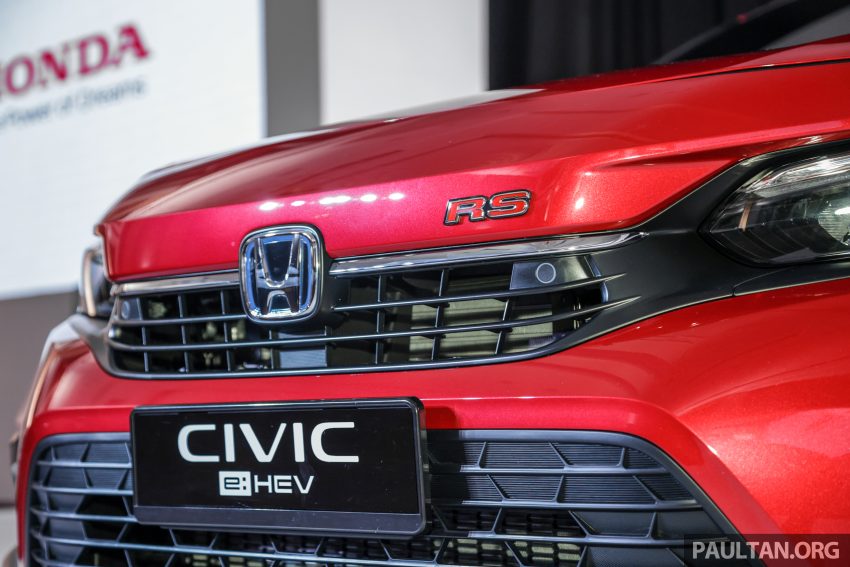 2022 Honda Civic 2.0 RS e:HEV 油电版上市, 售价16.7万 201889