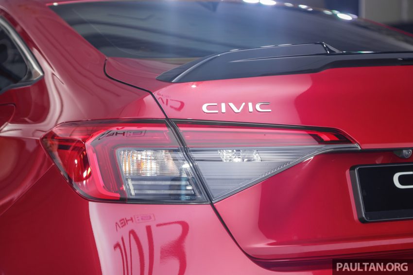 2022 Honda Civic 2.0 RS e:HEV 油电版上市, 售价16.7万 201896