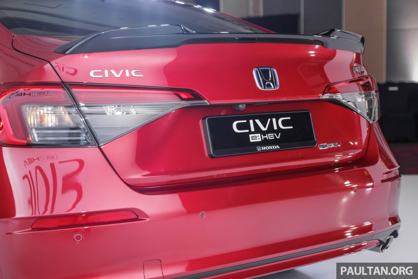 2022 Honda Civic 2.0 RS e:HEV 油电版上市, 售价16.7万 201897