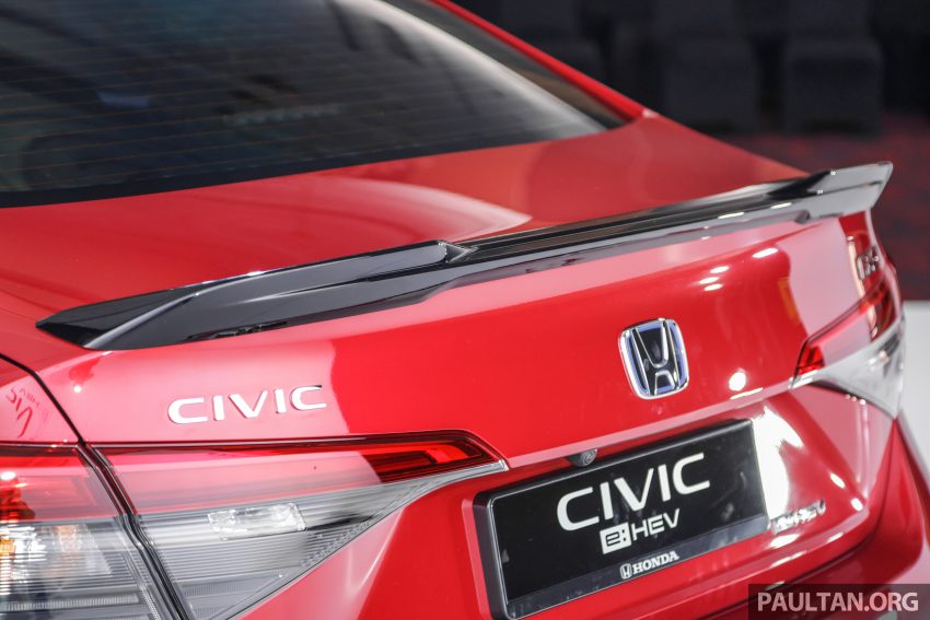 2022 Honda Civic 2.0 RS e:HEV 油电版上市, 售价16.7万 201898