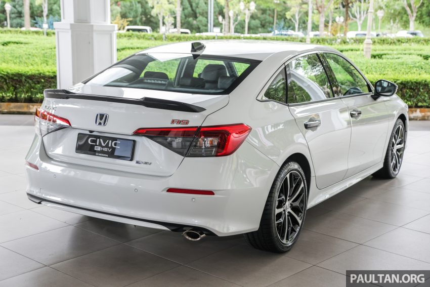 2022 Honda Civic 2.0 RS e:HEV 油电版上市, 售价16.7万 201912