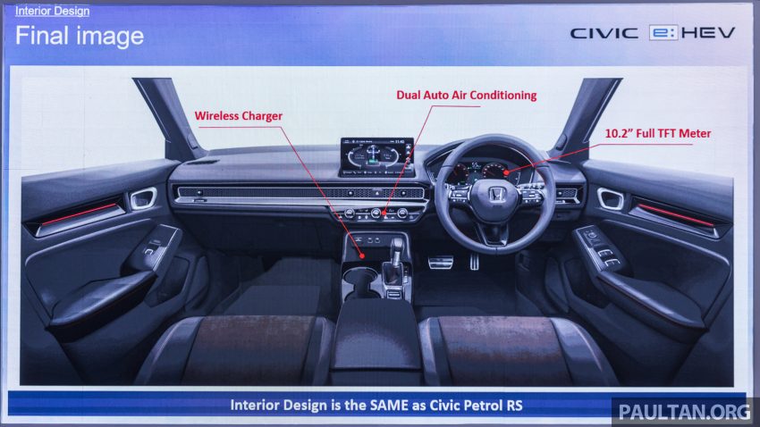 2022 Honda Civic 2.0 RS e:HEV 油电版上市, 售价16.7万 201846