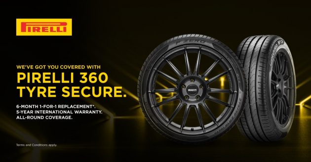 Pirelli 360 Tyre Secure 保固计划 – 获享6个月的道路致损轮胎保障, 一对一更换因坑洞导致损坏的轮胎 [商业资讯]