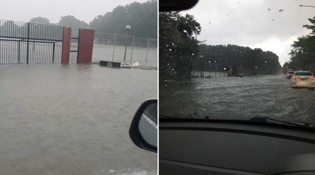 雪隆区今午降起绵绵豪雨, Shah Alam 多区沦陷闪电水灾