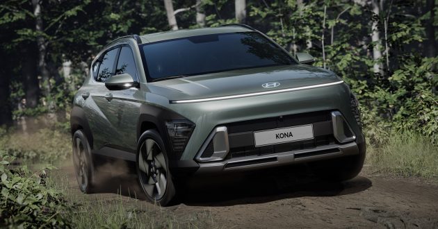 2023 Hyundai Kona 第二代车型首发, EV为主, 汽油版为辅