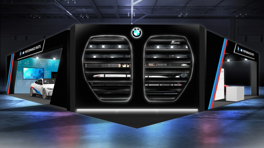 BMW 将在2023东京改装展以巨型双肾格栅为展区设计主轴 204596
