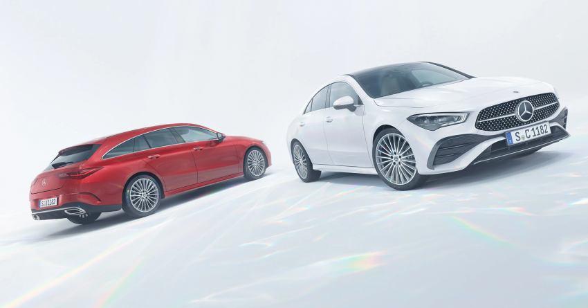 2023 Mercedes-Benz CLA 小改款官图，提供轻混和插混 206662