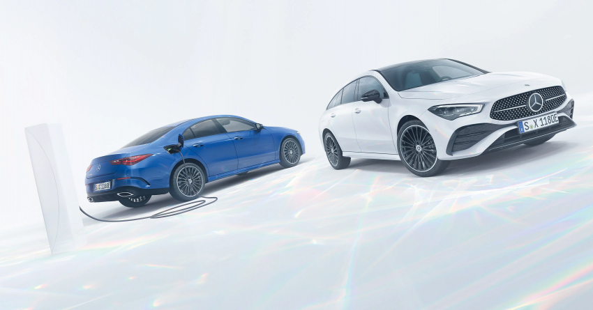 2023 Mercedes-Benz CLA 小改款官图，提供轻混和插混 206663