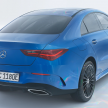 2023 Mercedes-Benz CLA 小改款官图，提供轻混和插混