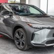 总代理明示近期内即将发布, Toyota bZ4X EV 再次亮相