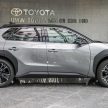 总代理明示近期内即将发布, Toyota bZ4X EV 再次亮相