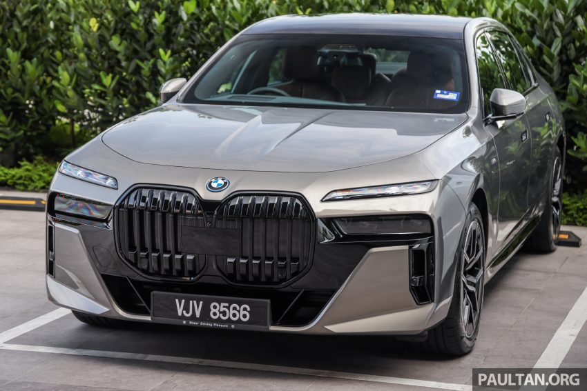 已挂注册车牌上路，BMW i7 旗舰电动车再次于吉隆坡现身 205312