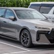 已挂注册车牌上路，BMW i7 旗舰电动车再次于吉隆坡现身