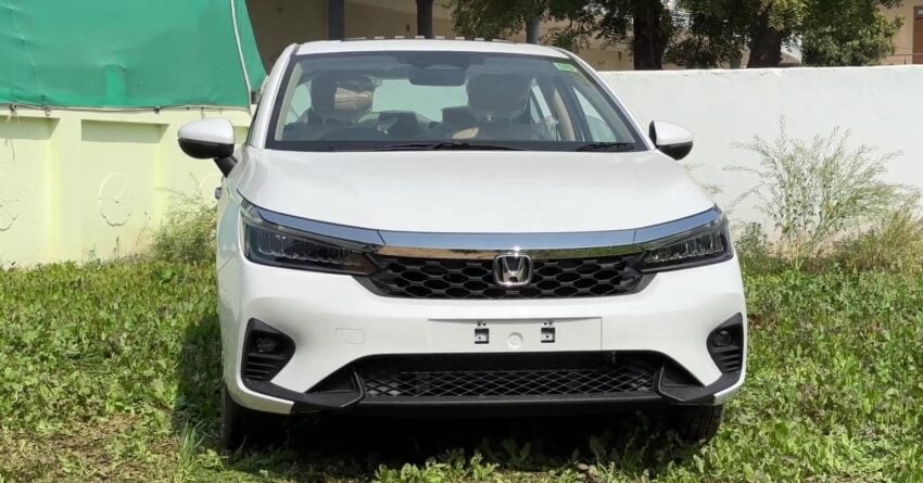 2023 Honda City 小改款发布前被印度YouTuber提前曝光 210642