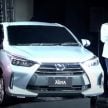 全新 Perodua Axia 孪生车款, Toyota Agya 印尼抢先首发