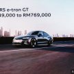 2023 Audi RS e-tron GT 与 e-tron GT quattro 纯电四门跑房本地预览, 现已开放接受预订, 预估价介于56到77万令吉