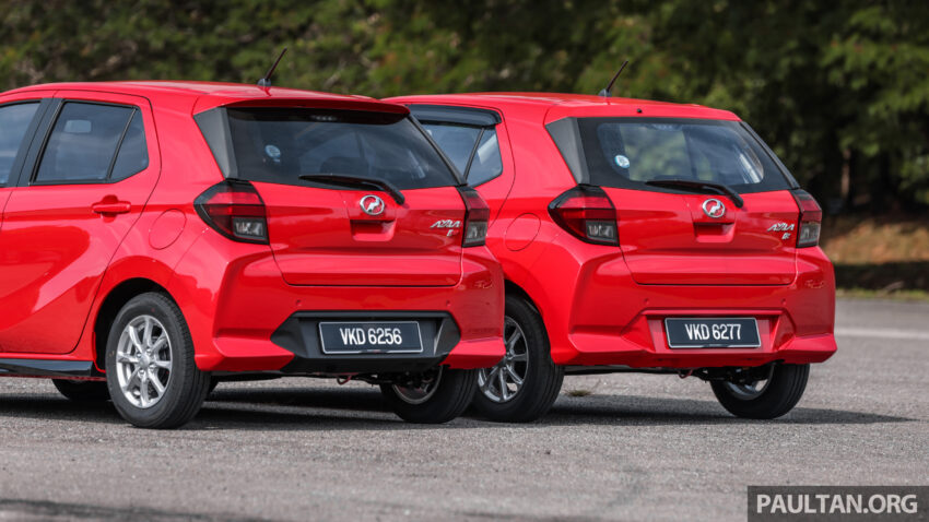 2023 Perodua Axia 1.0 AV 与 1.0 X 新车完整对比实拍 210092