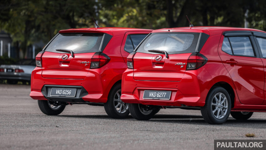 2023 Perodua Axia 1.0 AV 与 1.0 X 新车完整对比实拍 210094